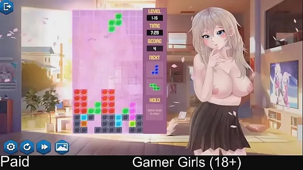 Big Gamer Girls (18 ) part4 (Steam game) tetris new Videos