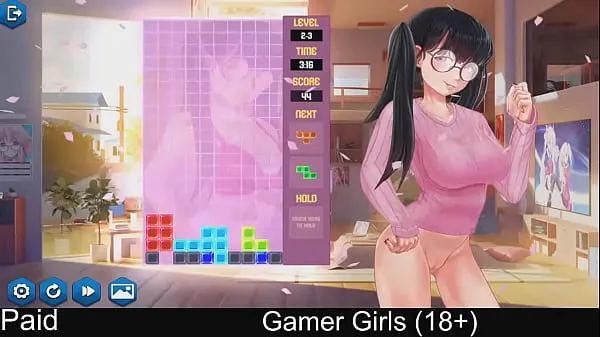 Gamer Girls (18 ) part5 (Steam game) tetris Video baharu besar