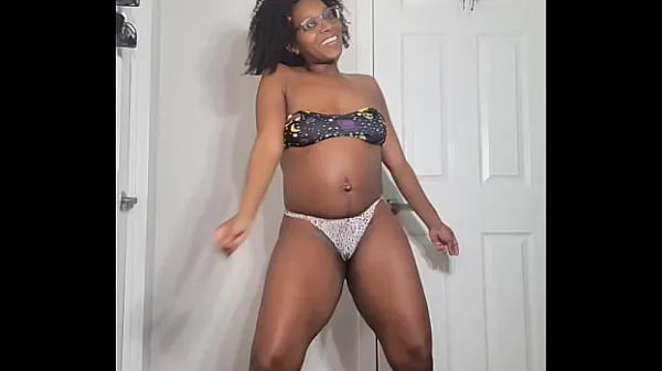 Grote Big Belly Sexy Dance Ebony nieuwe video's
