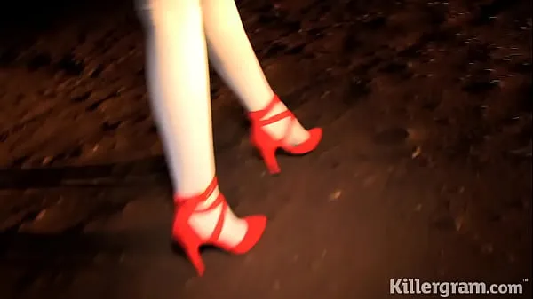 Grace Harper sexy blonde skirt and heels Video baru yang besar