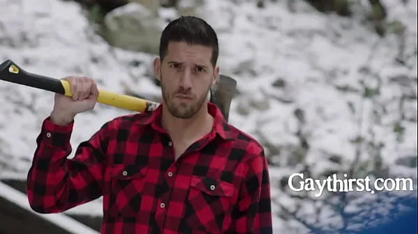 Cute Twunk In A Cabin Gets With A Hot Lumber Jack Video baru yang besar