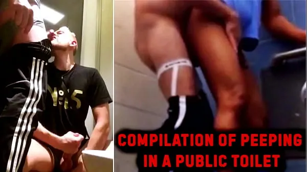 Veliki Spy secret camera shoots in public toilets what guys are doing novi videoposnetki