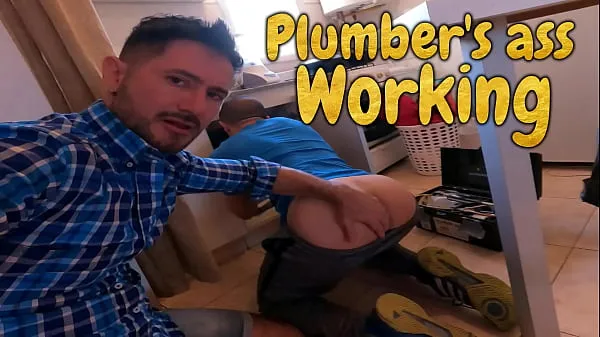 Amateur Dude Spread Plumber's and Lay Down his Pipe - With Alex Barcelona Video baharu besar