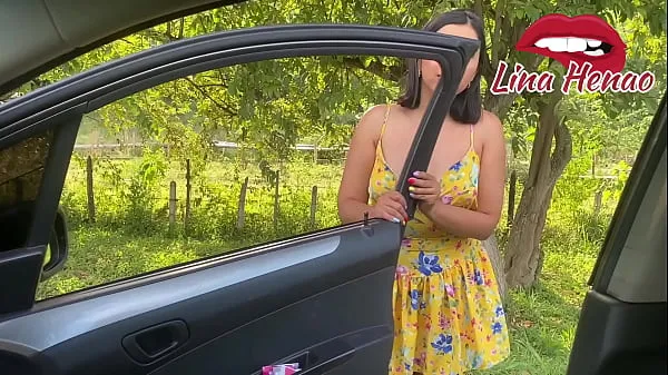 Isoja I say that I don't have money to pay the driver with a blowjob and to be able to fuck him on the road - I love that they see my ass and tits on the street uutta videota