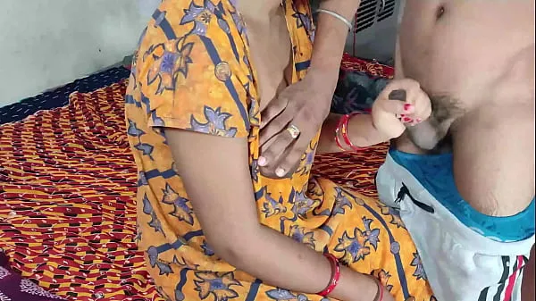 Big By sending her husband to work, she got a bang from her lover! in clear Hindi voice new Videos