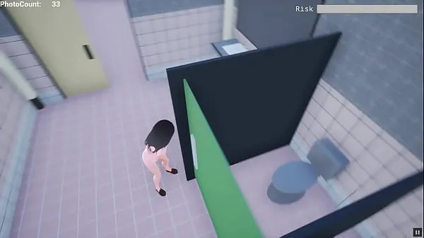 Naked Risk 3D [Hentai game PornPlay ] Exhibition simulation in public building Video mới lớn