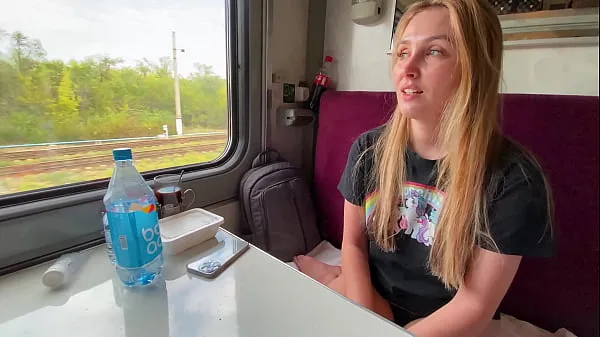 Married stepmother Alina Rai had sex on the train with a stranger Video baru yang besar
