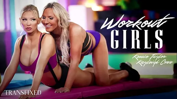 Veliki Workout Girls Kenzie Taylor, Kayleigh Coxx novi videoposnetki