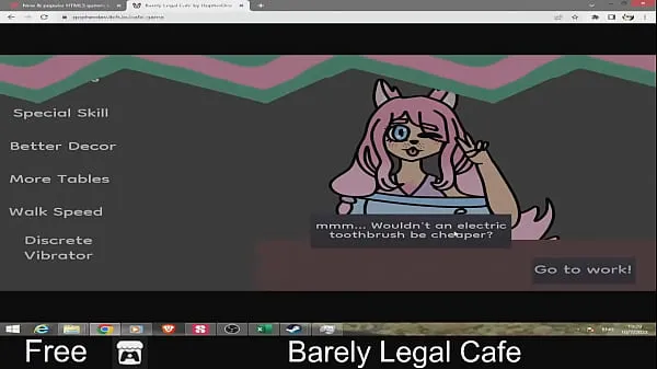 Store Barely Legal Cafe (free game itchio ) 18, Adult, Arcade, Furry, Godot, Hentai, minigames, Mouse only, NSFW, Short nye videoer