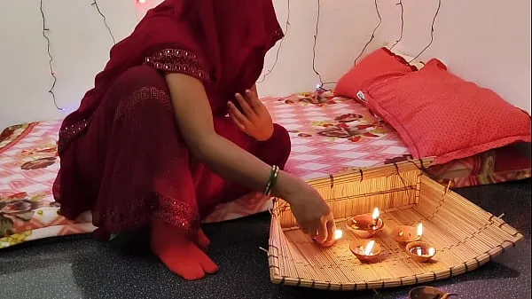 Grote Dipawali special day fucking with boyfriend bhabhi Indian village beautiful really hot Sex nieuwe video's