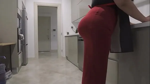 Big My big-ass stepmother got me horny again. My big-ass stepmother who came to the kitchen and cooked for me made my dick hard. Fucking big ass is my biggest dream new Videos