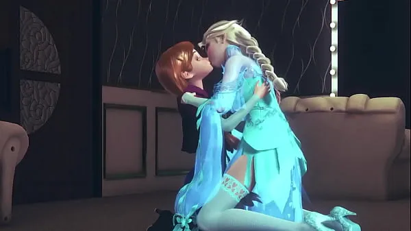 Grote Futa Elsa fingering and fucking Anna | Frozen Parody nieuwe video's