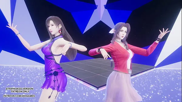 MMD] TAEYEON - INVU Aerith Tifa Lockhart Hot Kpop Dance Final Fantasy Uncensored Hentai Video baru yang besar