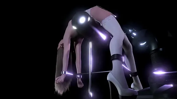 Nagy Blonde Girl on a BDSM Sex machine | 3D Porn új videók