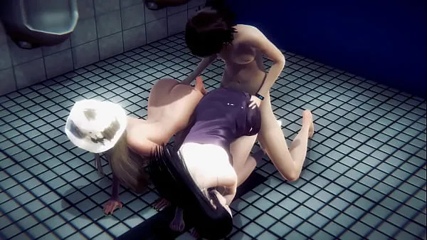 Veľké Hentai Uncensored - Blonde girl sex in a public toilet - Japanese Asian Manga Anime Film Game Porn nové videá