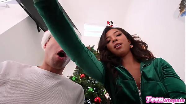 Big Cute Petite Ebony Babe Let Me Use Her Tight Pussy For Christmas - Malina Melendez Johnny Love new Videos