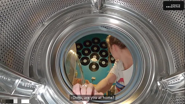 Step Sister Got Stuck Again into Washing Machine Had to Call Rescuers مقاطع فيديو جديدة كبيرة