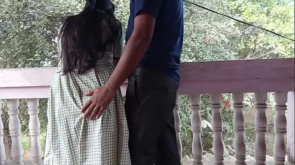 Big Desi girl did dirty work with her college teacher sitting on swing new Videos