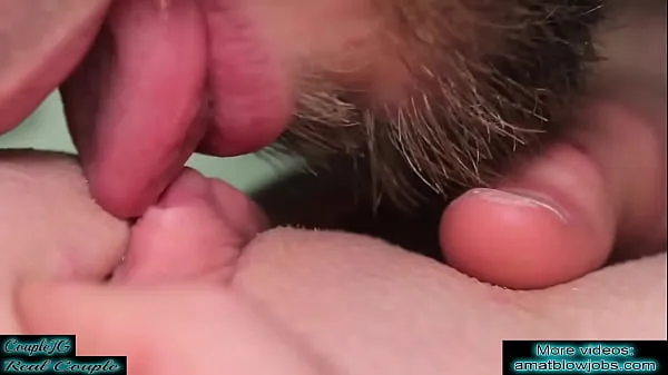 PUSSY LICKING. Close up clit licking, pussy fingering and real female orgasm. Loud moaning orgasm مقاطع فيديو جديدة كبيرة