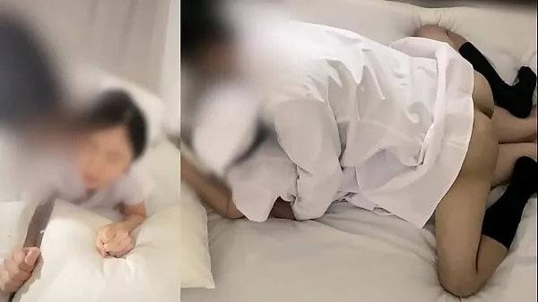 Rookie nurse has sex with a doctor at night shift] "Use pussy!" I couldn't stand the pleasure next to the patient sleeping...[For full videos go to Membership Video baharu besar