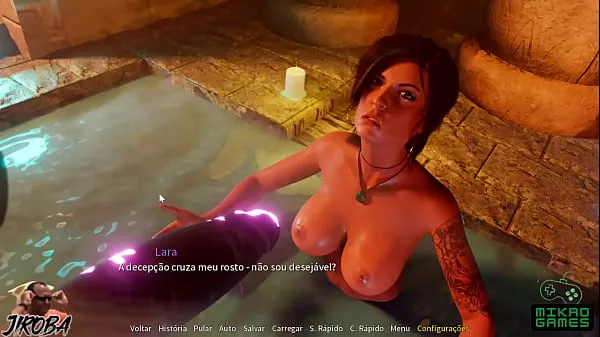 Big Lara Croft Parody Game ep 5 - Lara wins a Sex Slave from the Pirocudo Demon new Videos