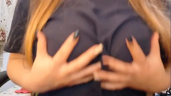 Amateur masturbation of large natural boobs - DepravedMinx Video baharu besar