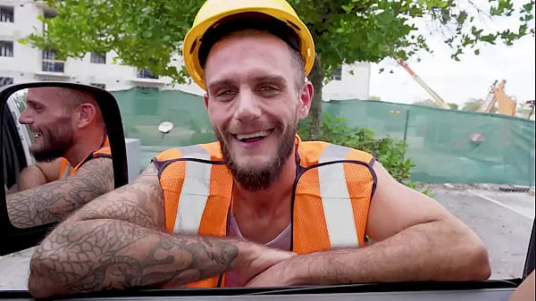 Duże Construction worker gets played and gets sucked by a man instead of a woman nowe filmy
