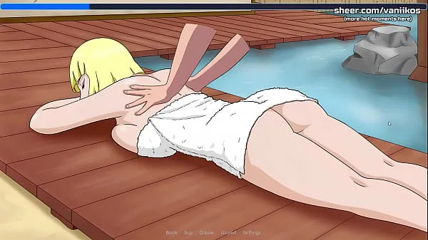Big Naruto: Kunoichi Trainer | Busty Blonde Teen Samui Gets A Massage For Her Big Ass And Cumshot On Her Perfect Body At A Public Pool | Naruto Anime Hentai Porn Game | Part new Videos