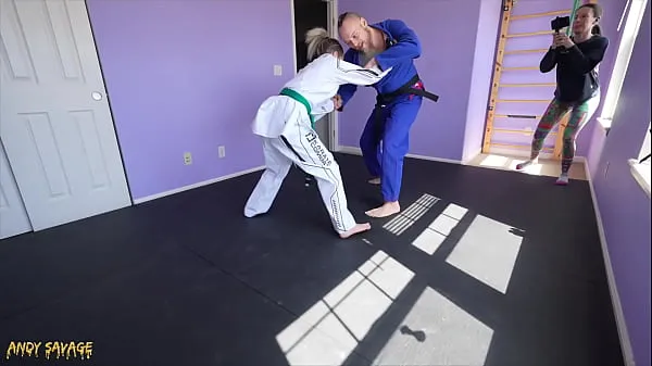 Isoja Jiu Jitsu lessons turn into DOMINANT SEX with coach Andy Savage uutta videota