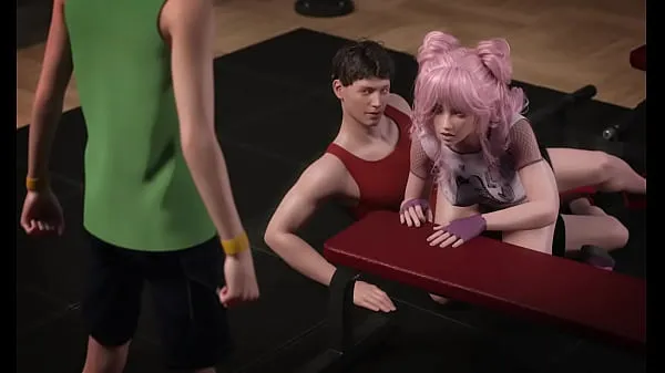 Pink Japanese gym Video baru yang besar