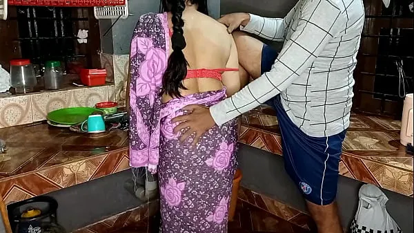 Big Saree young maid gets her pussy fucked in the kitchen new Videos