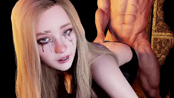 Grandes Blonde Girlfriend ass Drilling in a Dungeon | 3D Porn novos vídeos
