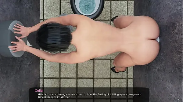 Velká MILFY CITY - Sex scene - Fucking in the toilet - Porn games, Adult games, 3d game nová videa
