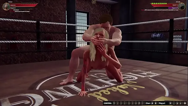 Emelia vs. Ethan (Naked Fighter 3D مقاطع فيديو جديدة كبيرة