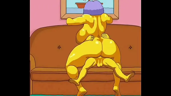 Stora Selma Bouvier from The Simpsons gets her fat ass fucked by a massive cock nya videor