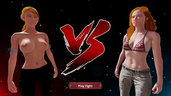 Grote Ginny vs. Chelci (Naked Fighter 3D nieuwe video's