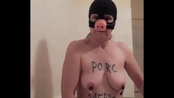 Grote Slave Françoise is a big submissive slut nieuwe video's