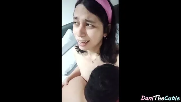 beautiful amateur tranny DaniTheCutie is fucked deep in her ass before her breasts were milked by a random guy Video baharu besar