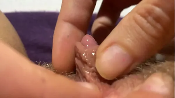 Grote huge clit jerking orgasm extreme closeup nieuwe video's