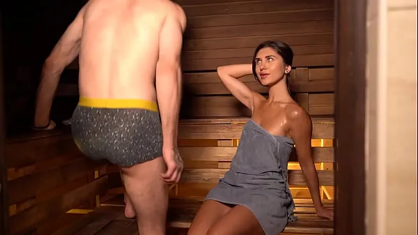 بڑے It was already hot in the bathhouse, but then a stranger came in نئے ویڈیوز