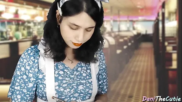 Fucking the pretty waitress DaniTheCutie in the weird Asian Diner feels nice مقاطع فيديو جديدة كبيرة