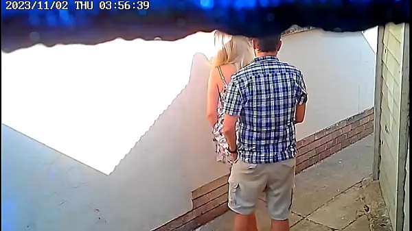 Μεγάλα Daring couple caught fucking in public on cctv camera νέα βίντεο