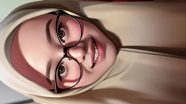 Große Hijab-Mädchen zeigt ihr Haarneue Videos