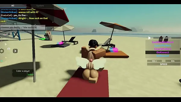 Big Roblox Condo : Sucking a huge cock in the Beach new Videos