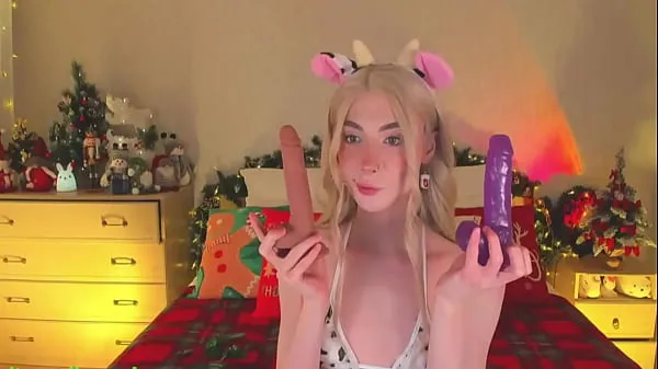 Store Sweet Eaton Flexing Her Toys while doing Ahegao nye videoer
