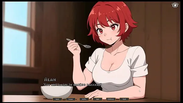 Big Tomboy Love in Hot Forge [ Hentai Game ] Ep.1 she is masturbating while thinking of you new Videos