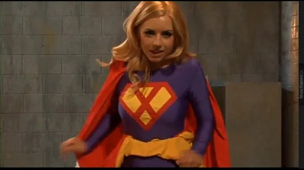 बड़े Supergirl heroine cosplay नए वीडियो