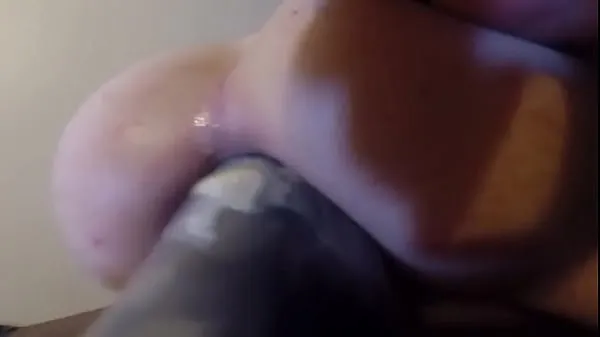 Big girlfriend inserting huge anal dildo new Videos