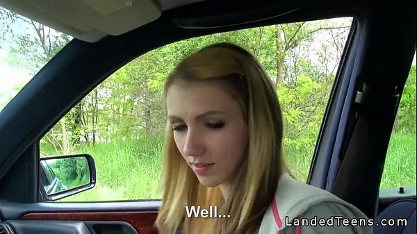 Μεγάλα Stranded blonde teen fucking in car pov νέα βίντεο